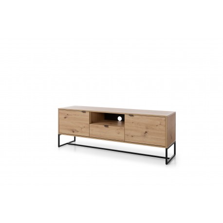 Meuble TV 153 cm AMBRE pieds métal