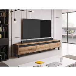 Meuble TV NORI 185 cm style industriel