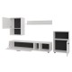 Ensemble meuble TV HILO style industriel couleur bois ou blanc