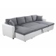 Canapé d'Angle Panoramique MARIUS Convertible en tissu
