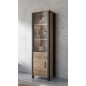 Ensemble complet de meubles de salon industriel OLIN bois et noir