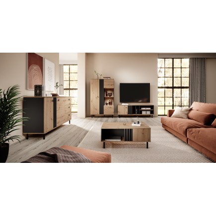 Meuble TV industrielle MADISI 138 cm