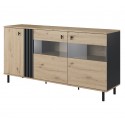 Commode industrielle 3 portes MADISI 165 cm