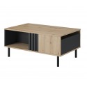 Table basse industrielle MADISI 1 tiroir