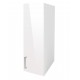 Meuble de cuisine colonne haut 1 porte 40 cm OXANE laqué brillant avec 2 étagères