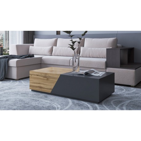 Table basse extensible avec rangement Nesezi