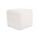 Pouf BARIA en tissu bouclette