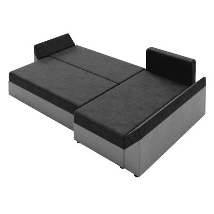 Canapé d'angle convertible DENVI en velours côtelé