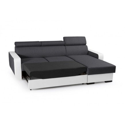 Canapé d'angle convertible et réversible EMPERO L