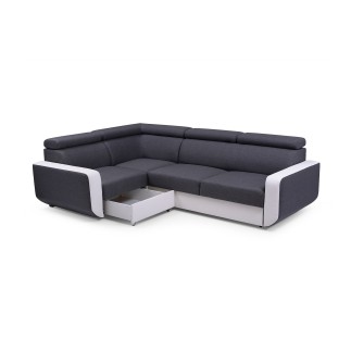 Canapé d'angle convertible et réversible EMPERO N