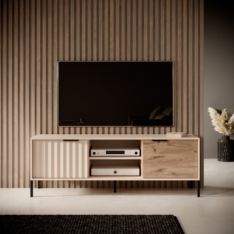 Meuble TV RAVIA 153 cm beige