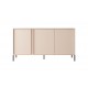 Commode Dastia 153 cm 3 portes beige