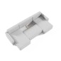 Canapé d'angle panoramique convertible LORIO en tissu aspect velours