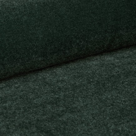 Canapé d'angle panoramique convertible LORIO en tissu aspect velours