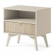 Table de chevet Forest couleur beige ou eucalyptus