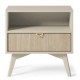 Table de chevet Forest couleur beige ou eucalyptus