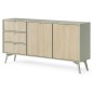 Commode de 158 cm Forest 2 porte 3 tiroirs