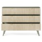 Commode de 106 cm Forest 3 tiroirs
