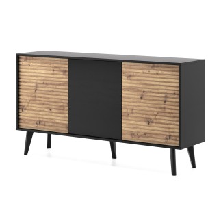 Commode 3 portes de 154 cm Willow style industriel