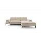Canapé d'angle convertible ZONDO M en tissu bouclette beige