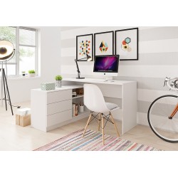 Bureau TEIO 138 cm avec rangement