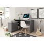 Bureau TEIO 138 cm avec rangement Bureau TEIO 138 cm avec rangement