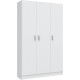 ARMORIO3 - Armoire de rangement 3 portes 109 cm (L) x 180 cm (H) x 37 cm (P) 