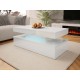 Table basse moderne Lestiro avec éclairage LED