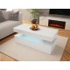 Table basse moderne Lestiro avec éclairage LED
