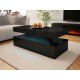Table basse moderne Lestiro avec éclairage LED