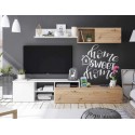 Ensemble meuble TV JULIA 220 cm style scandinave