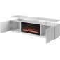 EVA Meuble TV avec cheminée électrique, flamme LED réaliste. Cheminée chauffante. EVA Meuble TV avec cheminée électrique, flamme LED réaliste. Cheminée chauffante.