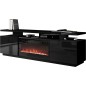 EVA Meuble TV avec cheminée électrique, flamme LED réaliste. Cheminée chauffante. EVA Meuble TV avec cheminée électrique, flamme LED réaliste. Cheminée chauffante.