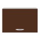 Meuble de cuisine haut sur hotte 1 porte capot 60 cm
