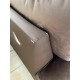 RECONDITIONNE - Canapé d'angle panoramique BOR22 brun