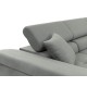 Canapé d'angle convertible TOREZIO Mini en tissu