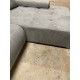 RECONDITIONNE - Canapé d'angle VEL30 en tissu gris