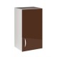 module de cuisine haut 1 porte 40 cm oxane laquée brillant
