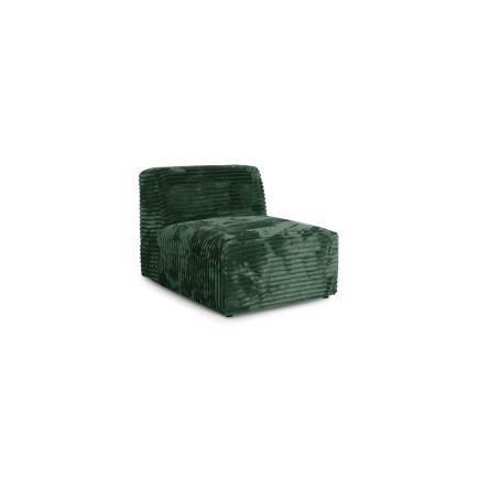 Fauteuil BRISIA en velours côtelé épais