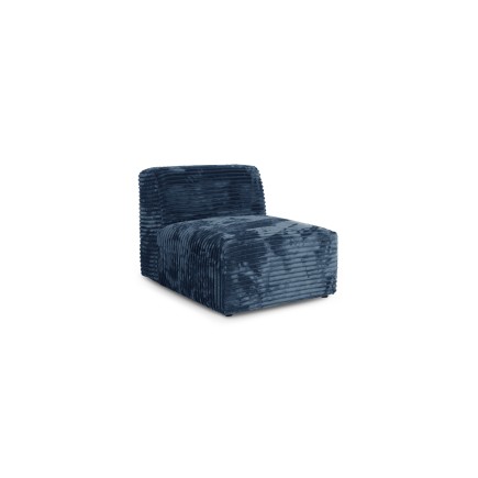 Fauteuil BRISIA en velours côtelé épais