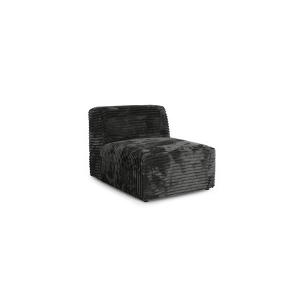 Fauteuil BRISIA en velours côtelé épais