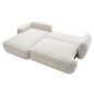 Canapé d'Angle Convertible en Tissu Bouclette Morizia style Japandi Canapé d'Angle Convertible en Tissu Bouclette Morizia style Japandi