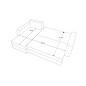 Canapé d'angle convertible NOLATIO