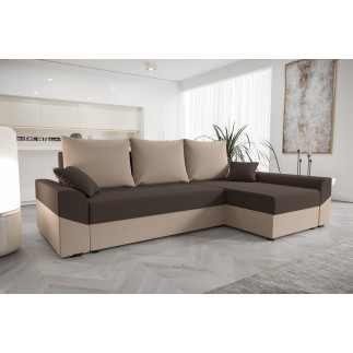 Canapé d'angle convertible DELIO