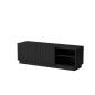 Meuble TV LIVERTO 150cm 2D – 2 portes et étagères Meuble TV LIVERTO 150cm 2D – 2 portes et étagères