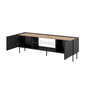 Meuble TV ONDIA EF avec Cheminée Électrique - Design Moderne et Fonctionnel