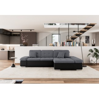 Canapé d'angle convertible + coffre ALRI