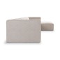 Canapé d’angle modulable 5 places PRADIA tissu anti-tâche Canapé d’angle modulable 5 places PRADIA tissu anti-tâche