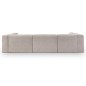 Canapé d’angle modulable 5 places PRADIA tissu anti-tâche Canapé d’angle modulable 5 places PRADIA tissu anti-tâche