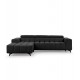 Canapé d'Angle Raguzzi en tissu capitoné rebondi